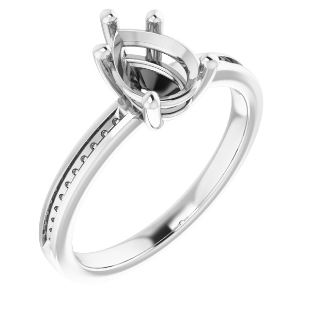 Accented Engagement Ring
