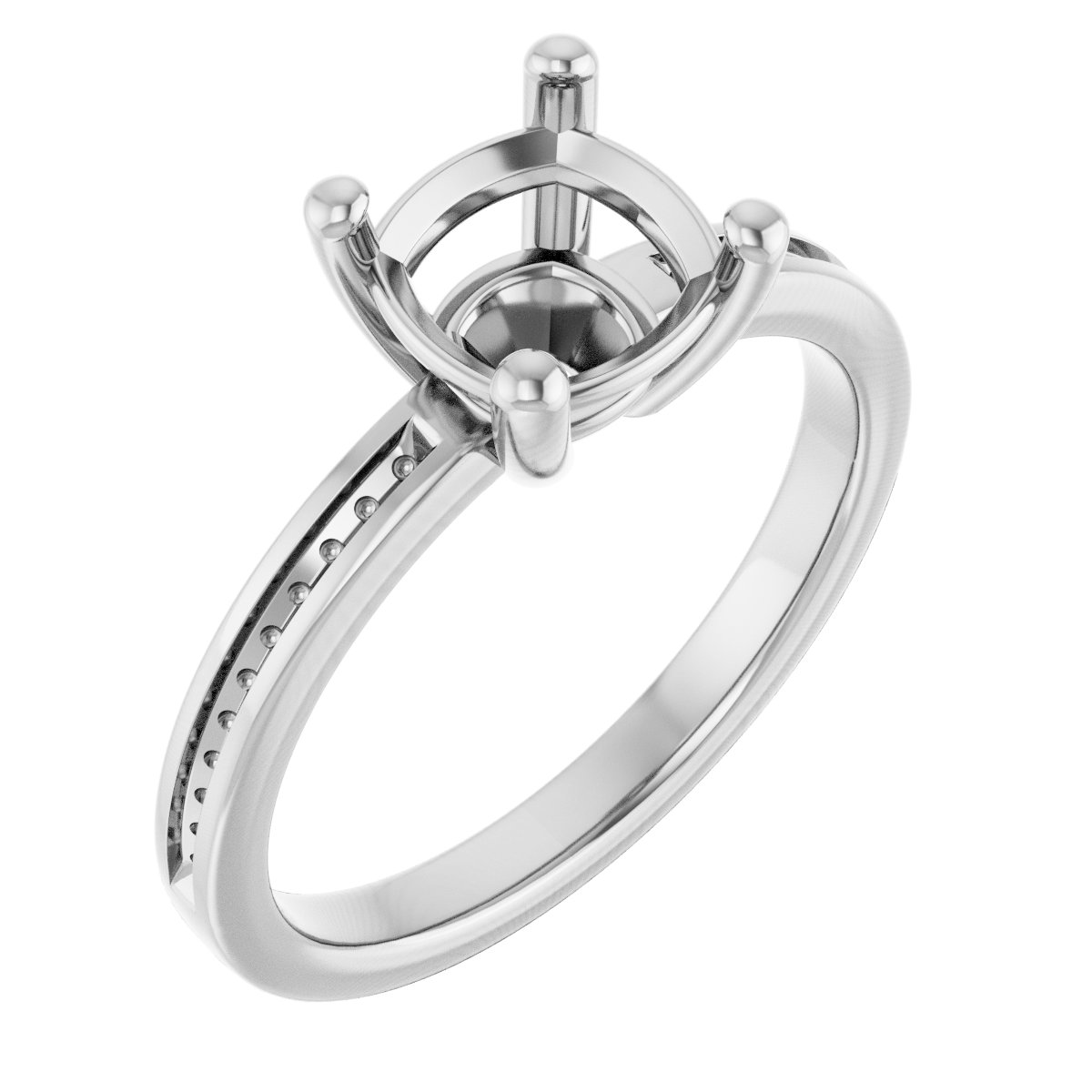 Accented Engagement Ring