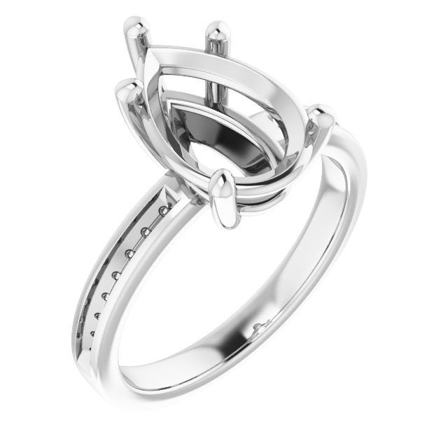 Accented Engagement Ring