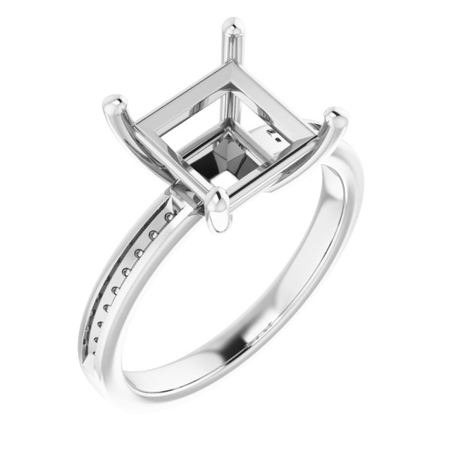 Accented Engagement Ring