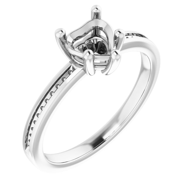 Accented Engagement Ring