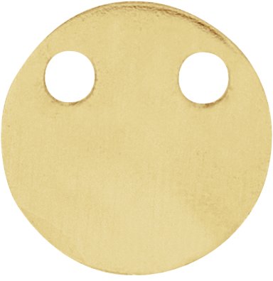 Engravable Round Necklace Center