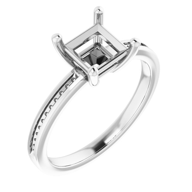 Accented Engagement Ring