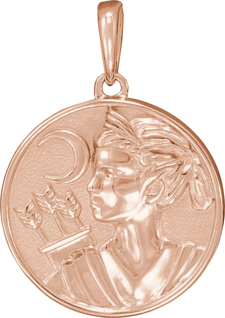 Artemis Coin Necklace or Pendant