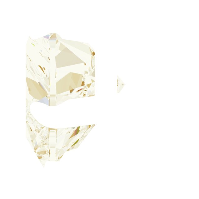 Heart 5-Prong V-End Pre-Notched Claw Earring Setting