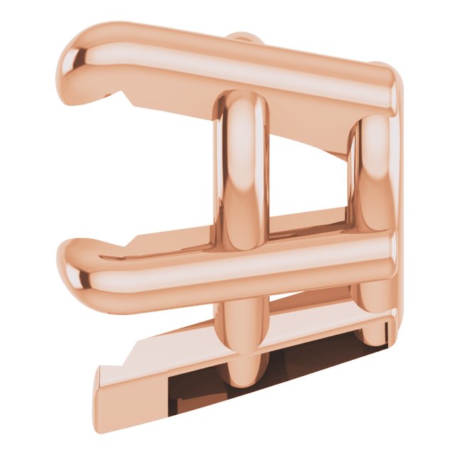 Pre-Notched Claw-Prong Earring Setting