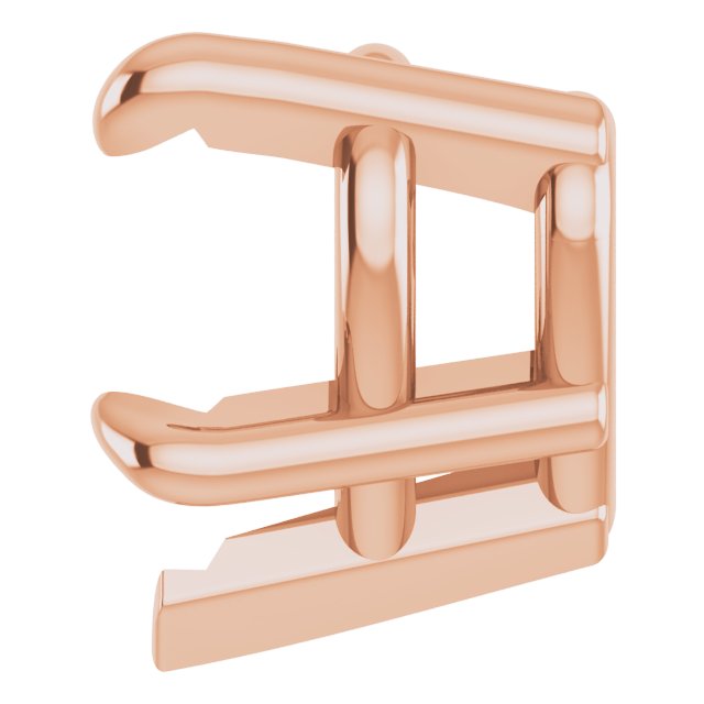 Pre-Notched Claw-Prong Earring Setting