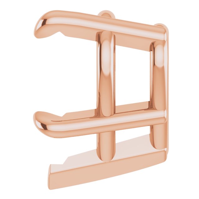 Pre-Notched Claw-Prong Earring Setting