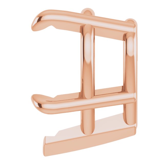 Pre-Notched Claw-Prong Earring Setting