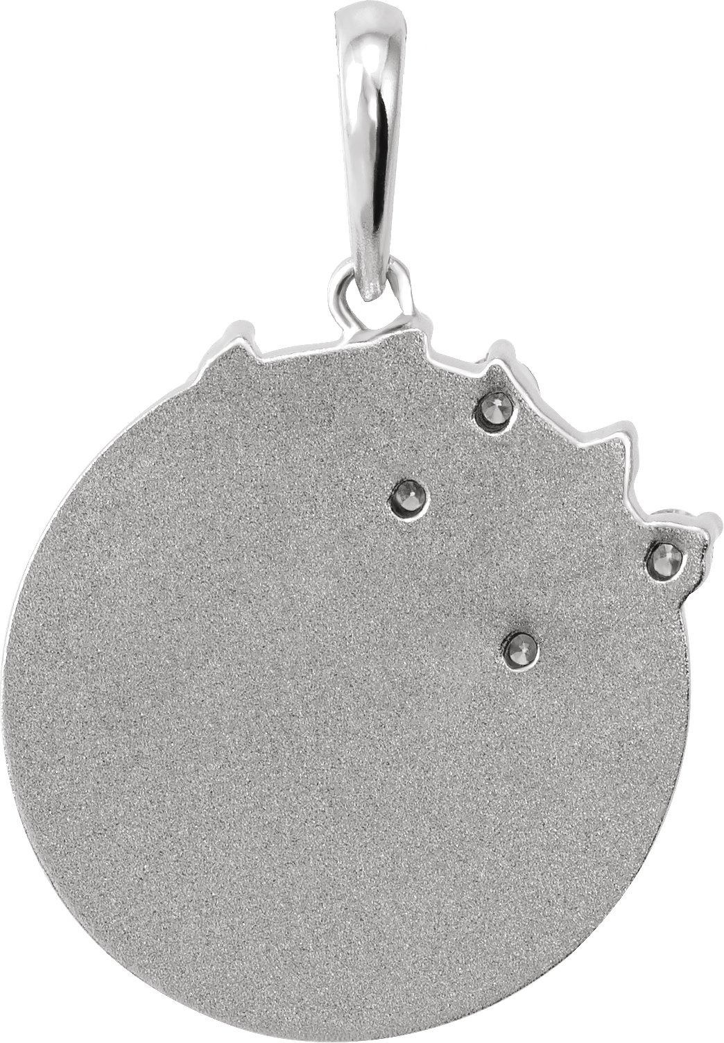 1/8 CTW Natural Diamond Engravable Family Tree 16-18" Necklace view 3
