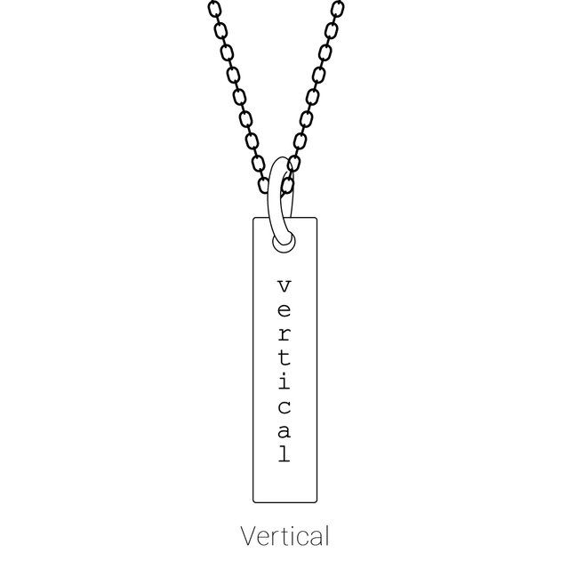 Sterling Silver Engravable Pierced Cross Bar Pendant