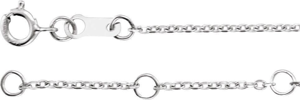 Sterling Silver Lab-Grown Diamond 6 1/2-7 1/2 Bracelet