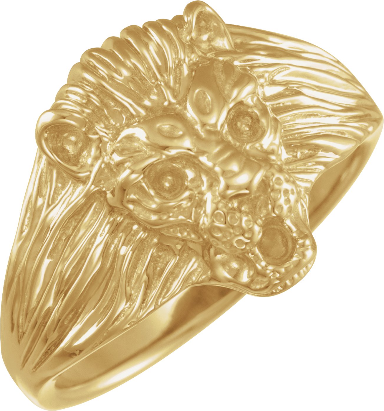 Men's Small Lions Head Ring Mounting