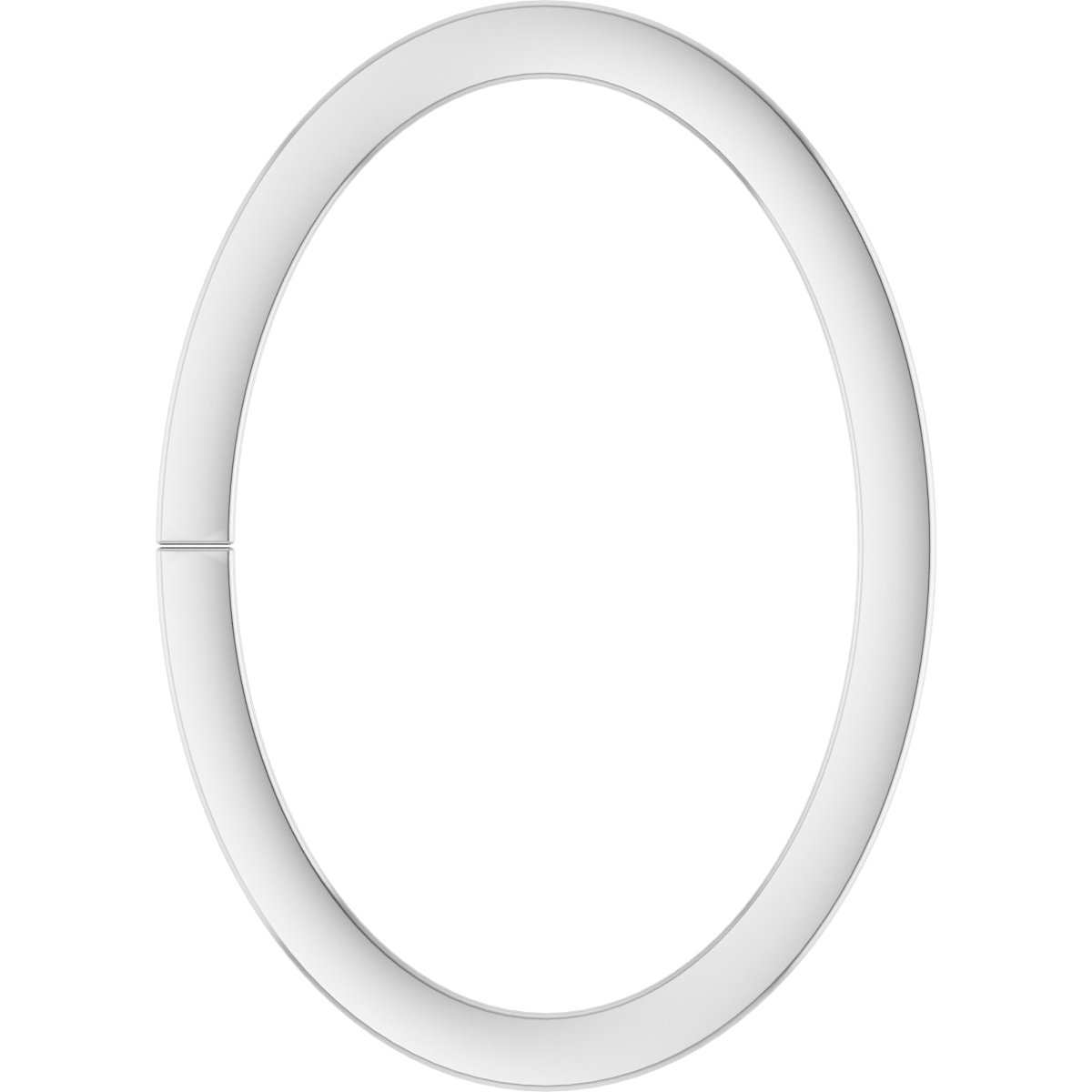 6x4 mm ID Oval Jump Ring with Square Wire