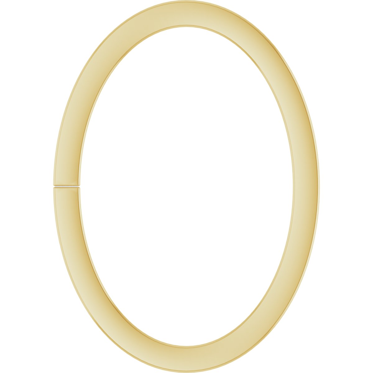 6x4 mm ID Oval Jump Ring with Square Wire