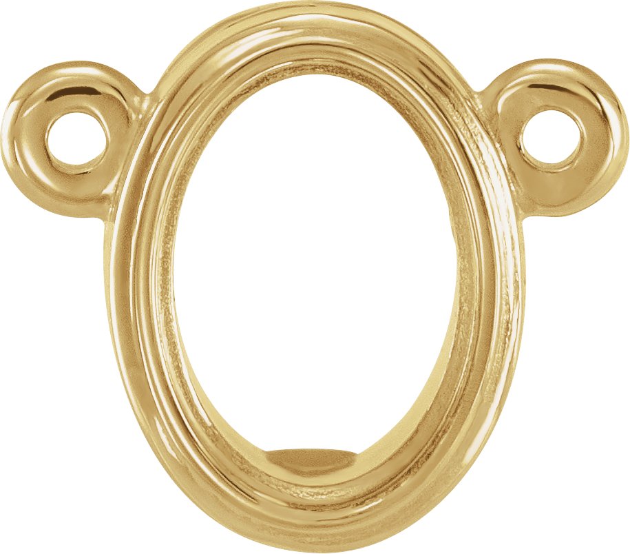 Bezel-Set Necklace Center