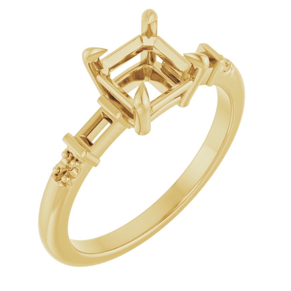 Accented Engagement Ring
