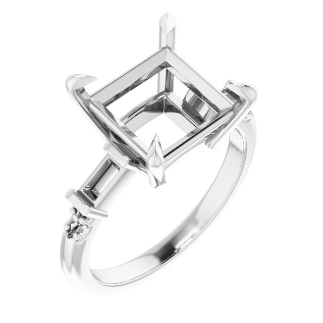 Accented Engagement Ring
