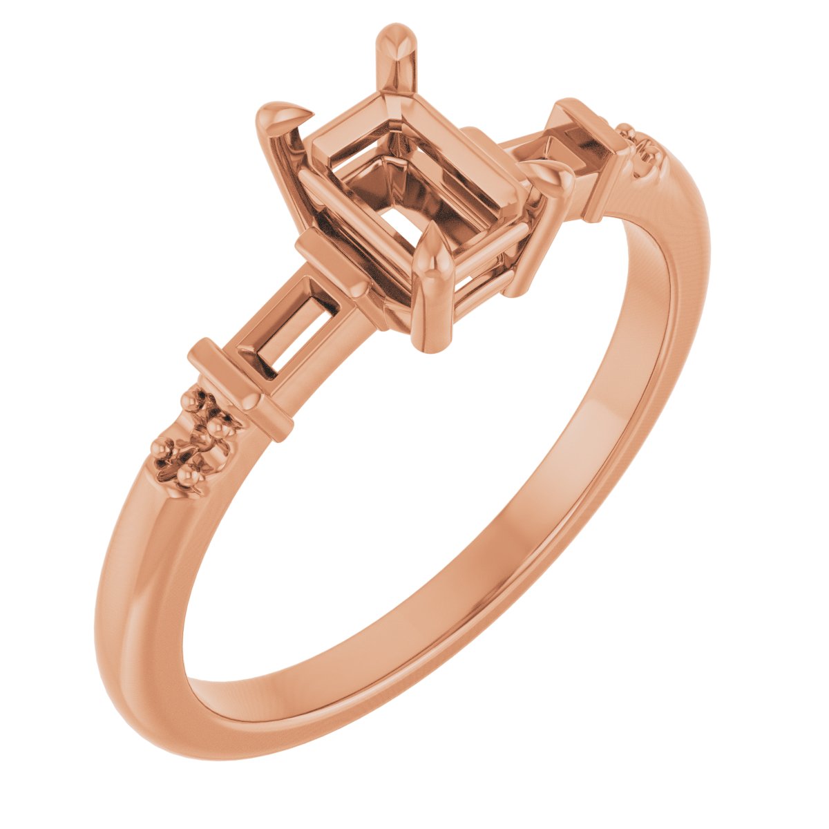 Accented Engagement Ring