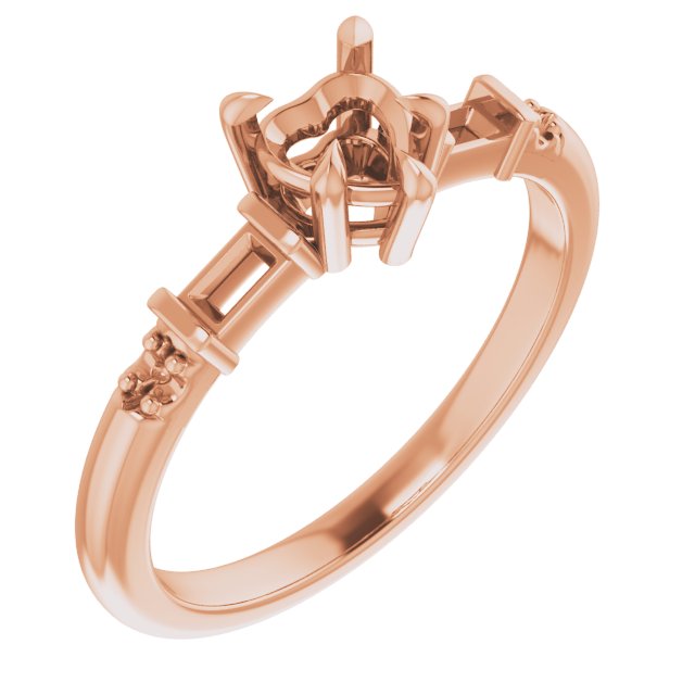 Accented Engagement Ring