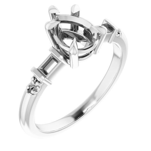 Accented Engagement Ring
