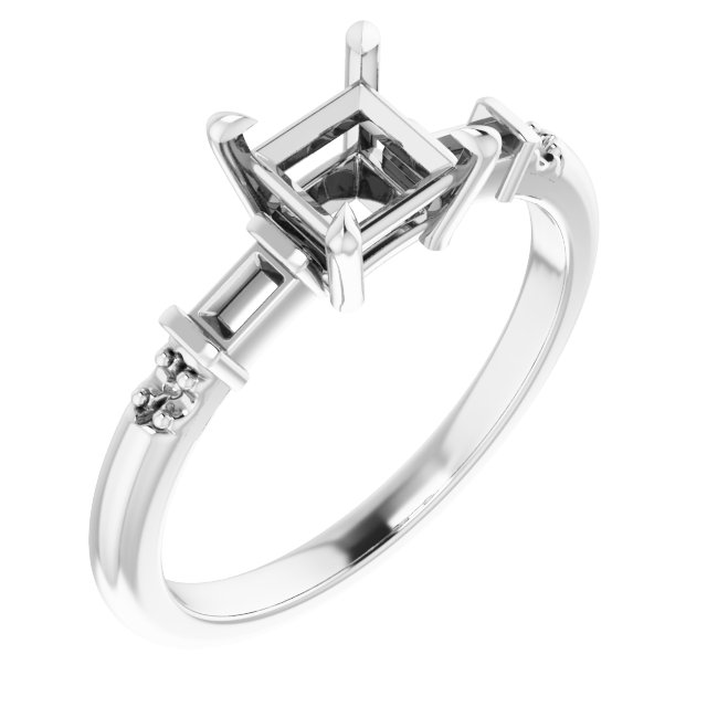 Accented Engagement Ring