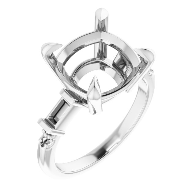 Accented Engagement Ring