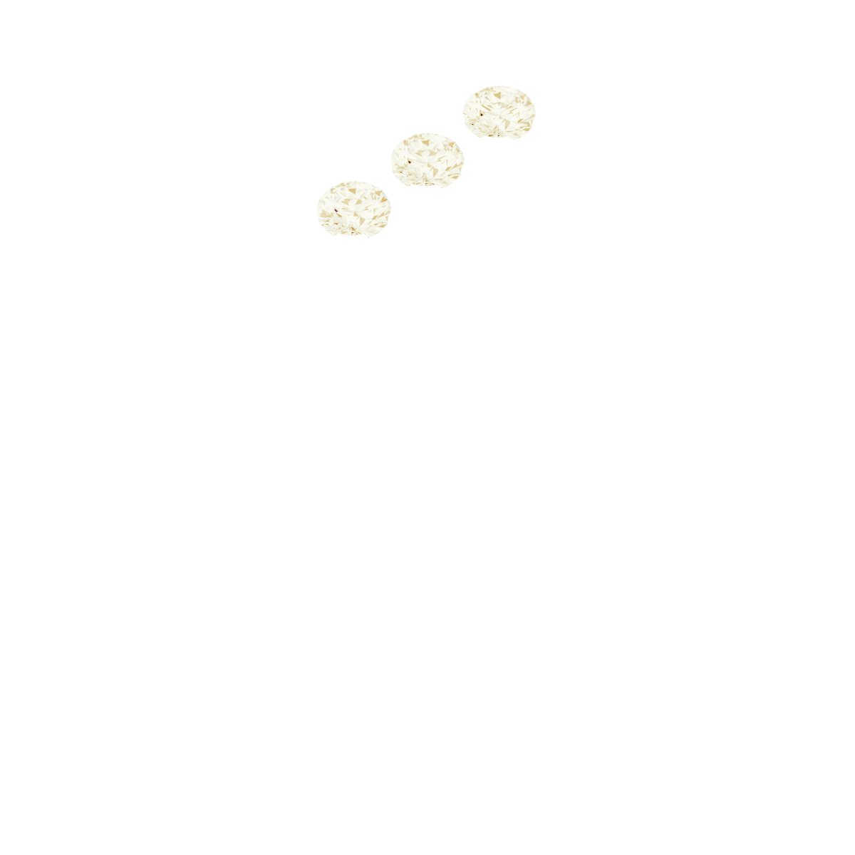 14K Yellow 5 mm .08 CTW Natural Diamond Three-Stone Octagon Band Size 10