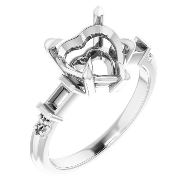 Accented Engagement Ring