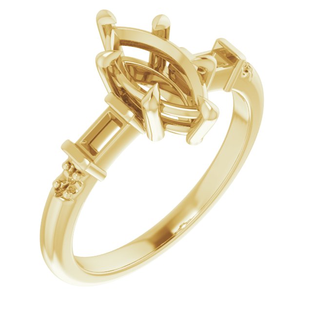 Accented Engagement Ring