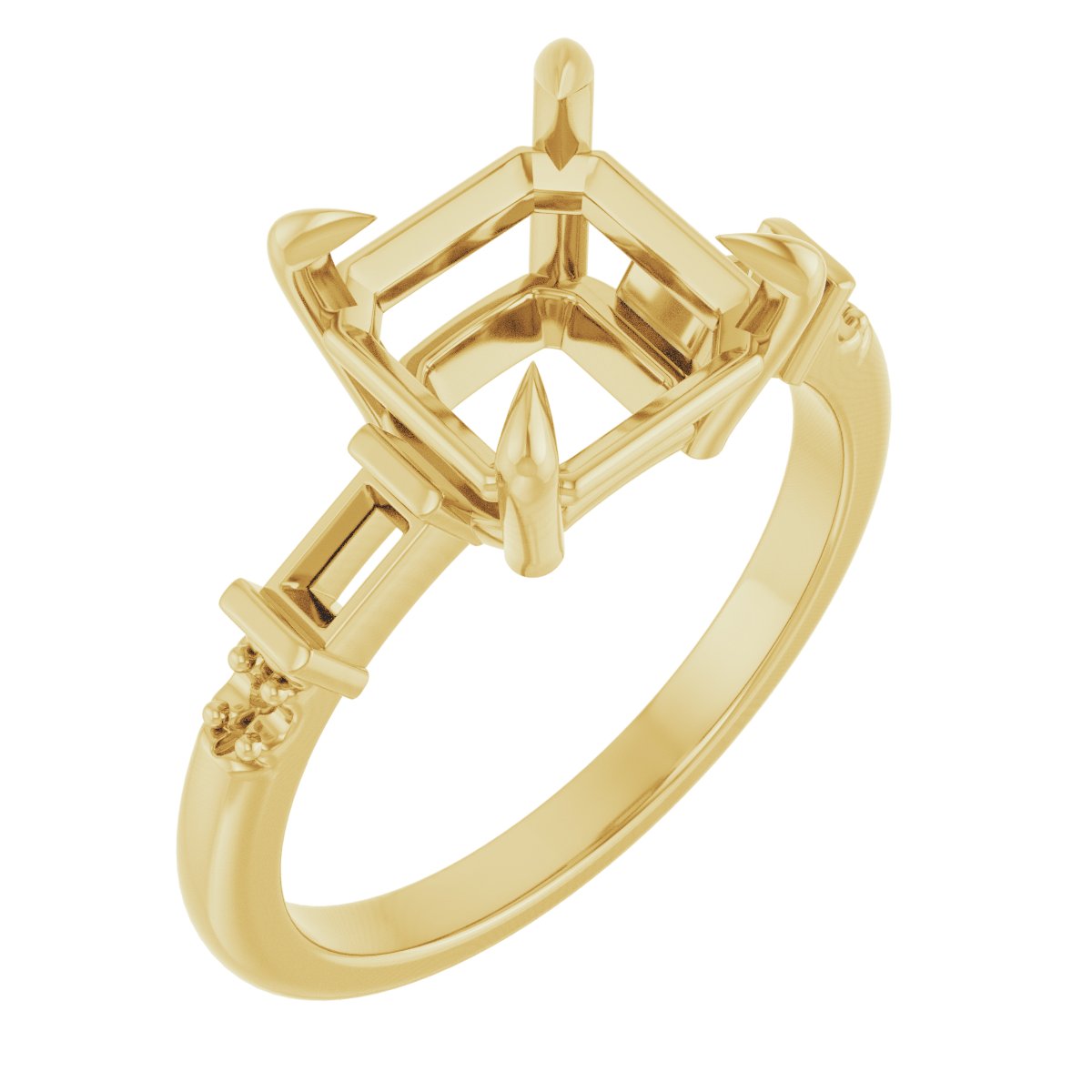 Accented Engagement Ring