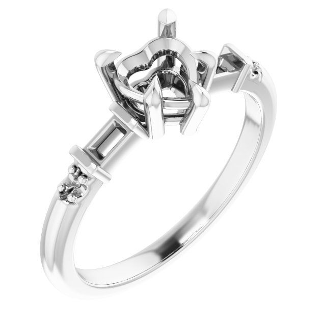 Accented Engagement Ring