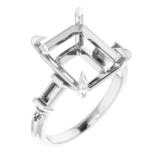 Accented Engagement Ring