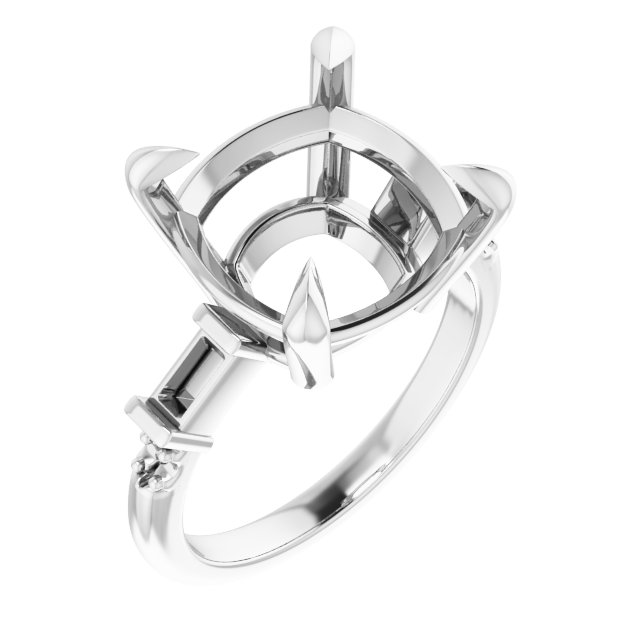 Accented Engagement Ring