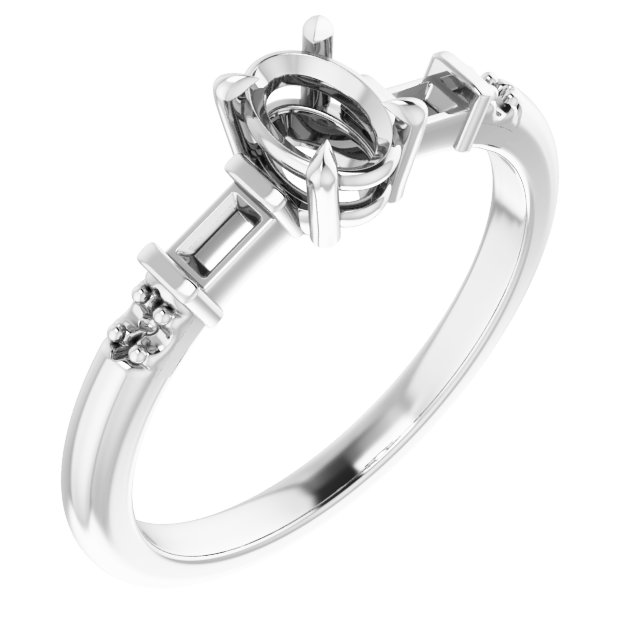 Accented Engagement Ring