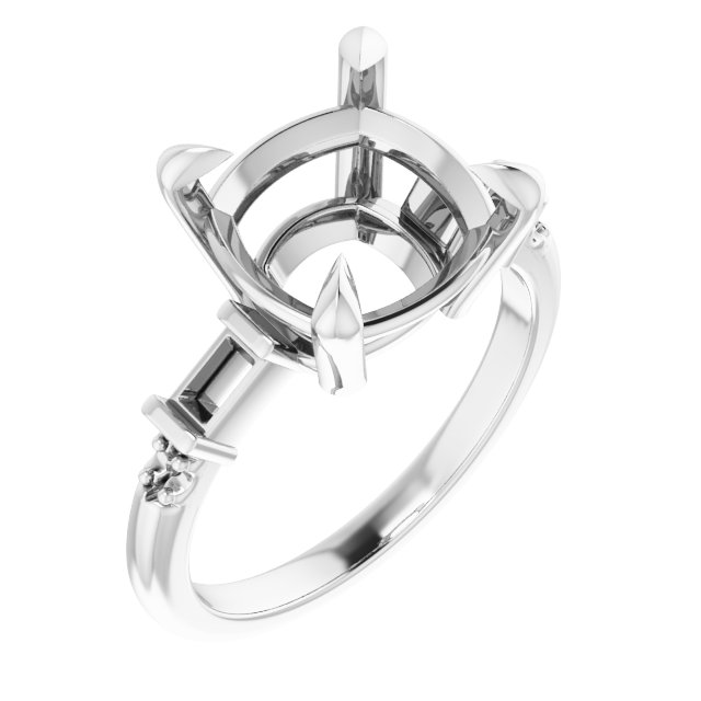 Accented Engagement Ring