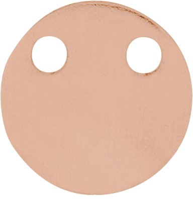 Engravable Round Necklace Center