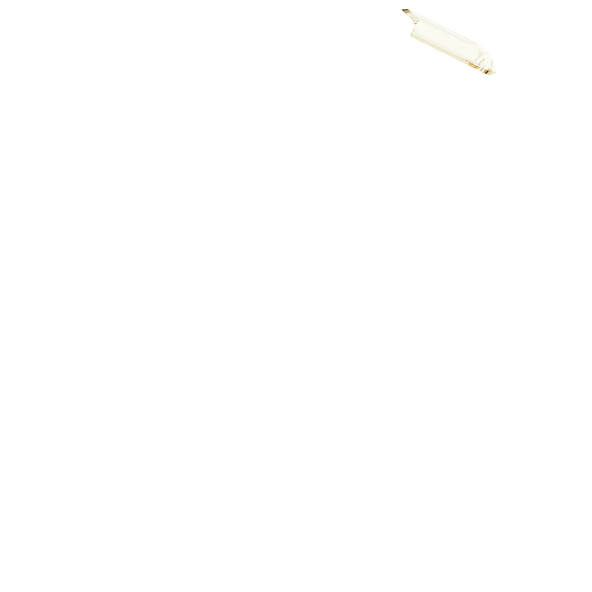 Alternative view of 1/6 CTW Natural Diamond Contour Band – 14K Yellow Gold