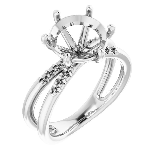 Accented Engagement Ring