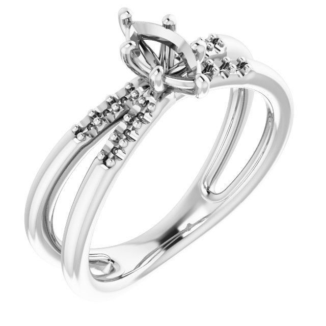 14k White Gold