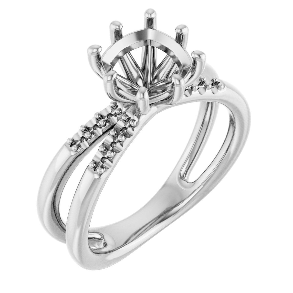 Accented Engagement Ring