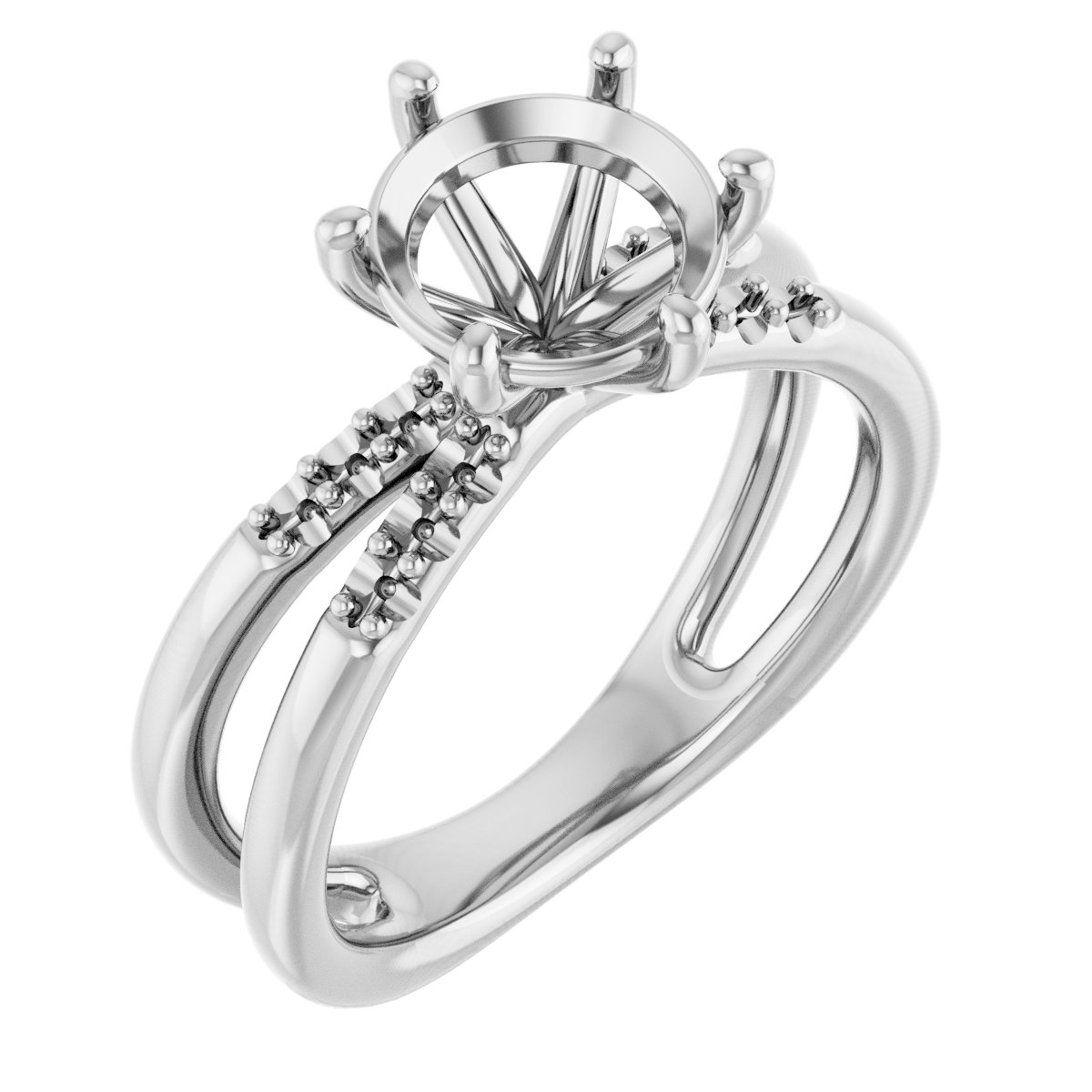 Accented Engagement Ring