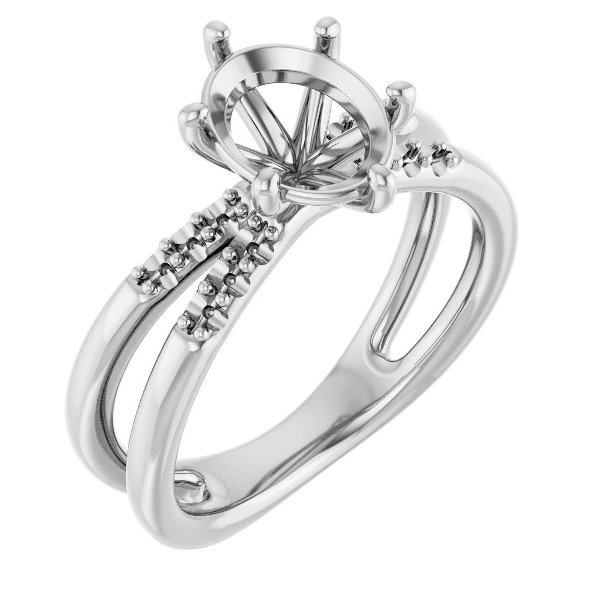 Accented Engagement Ring