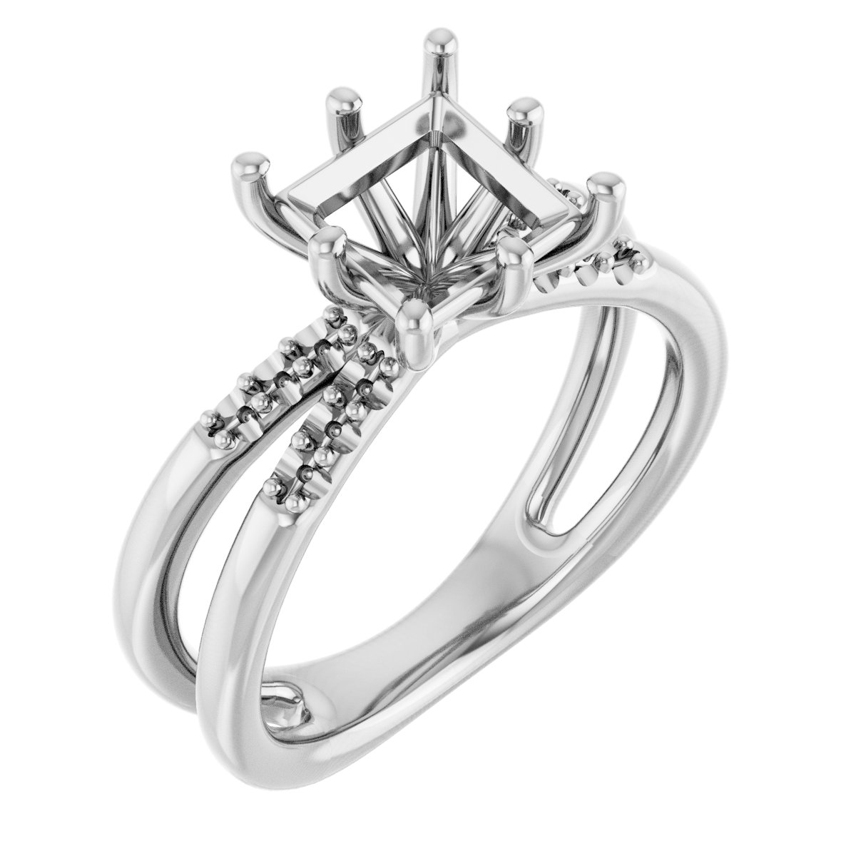 Accented Engagement Ring