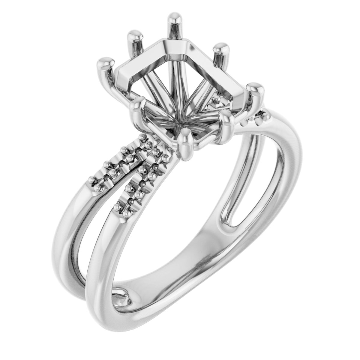 Accented Engagement Ring