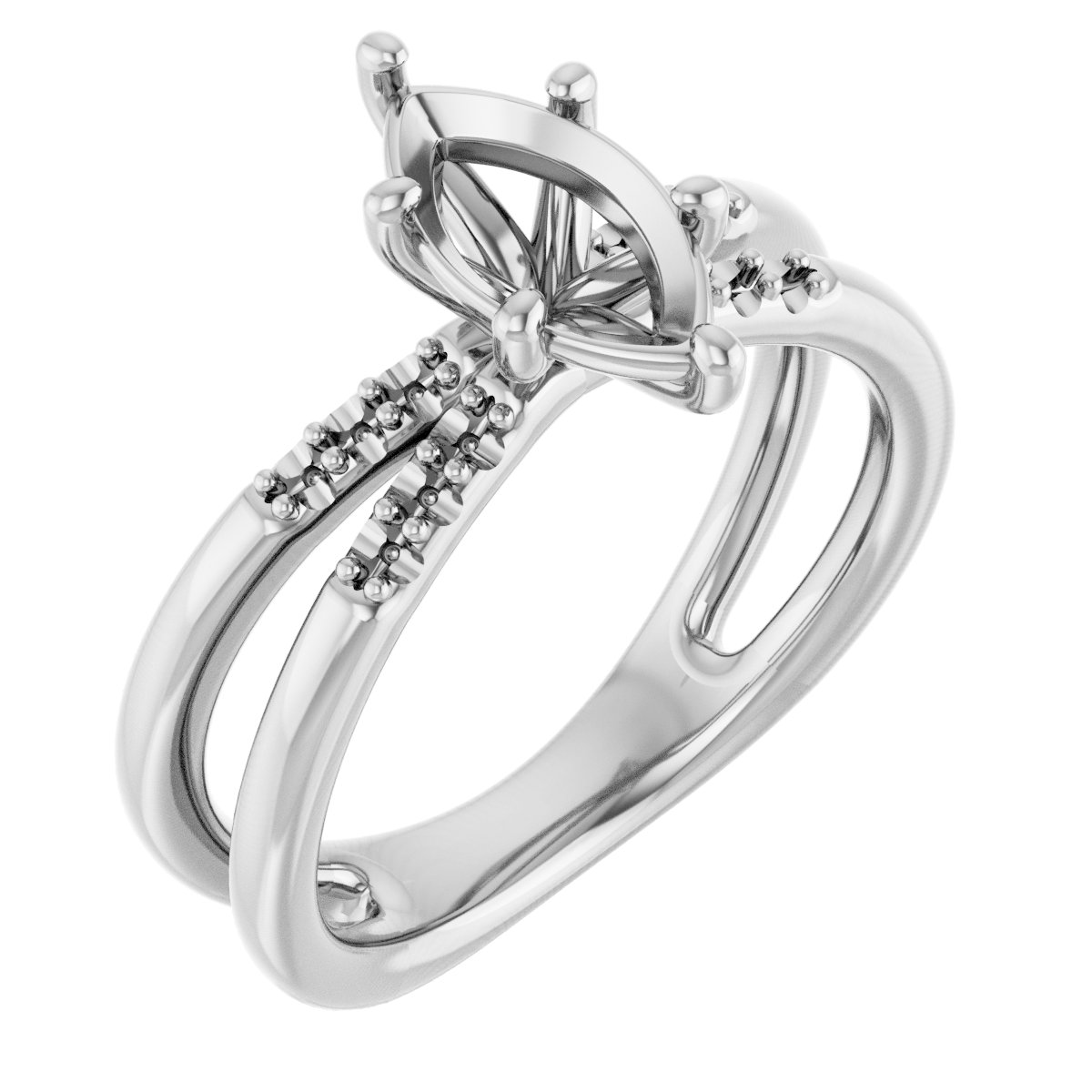 Accented Engagement Ring