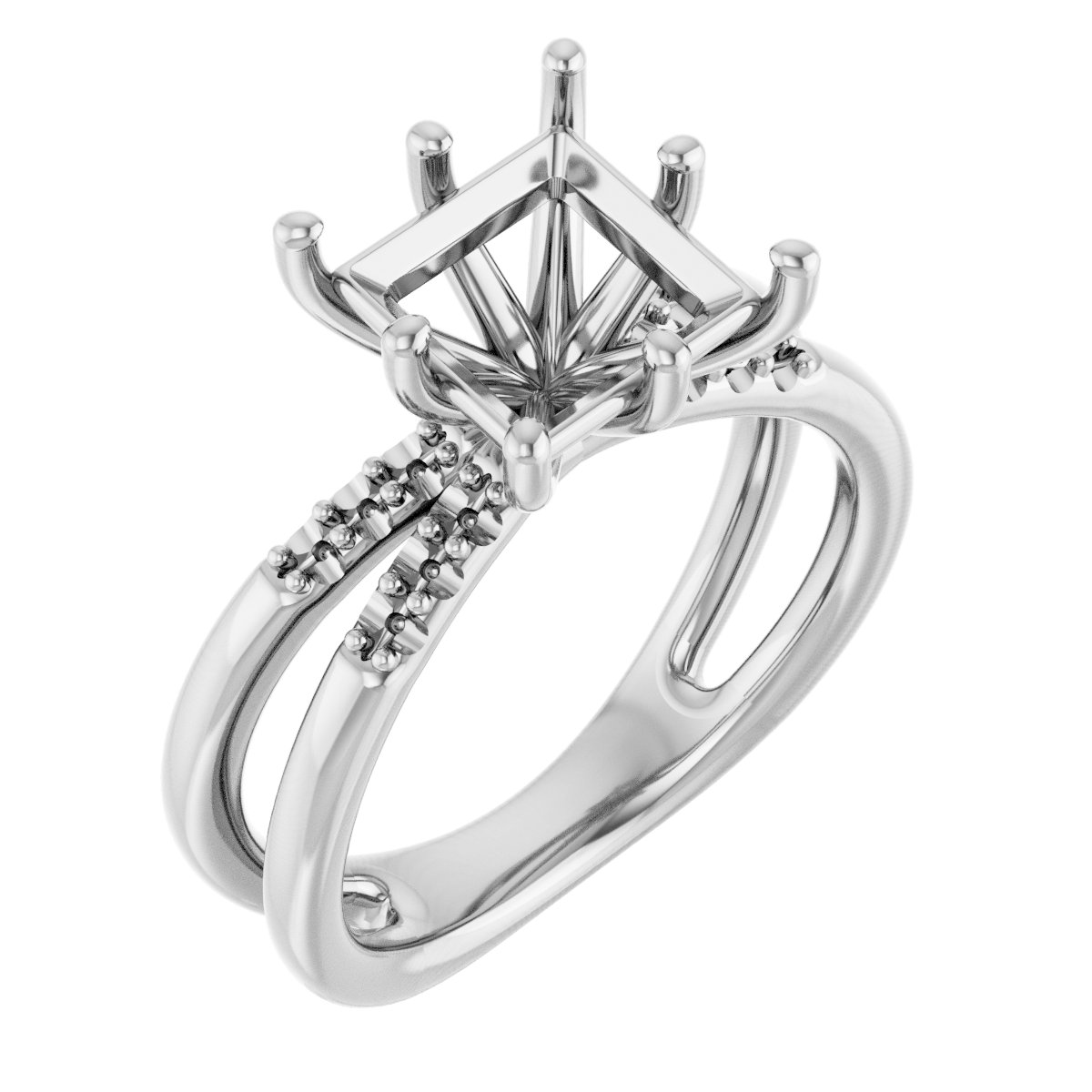 Accented Engagement Ring