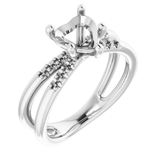 Accented Engagement Ring