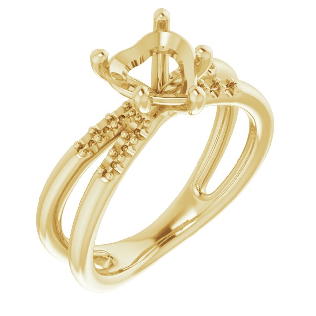 Accented Engagement Ring