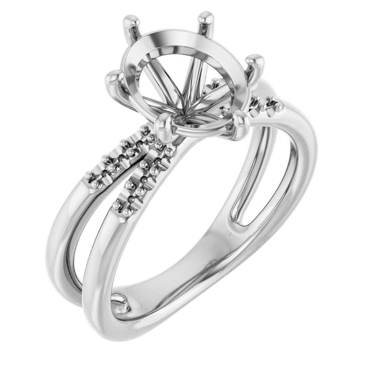 Accented Engagement Ring
